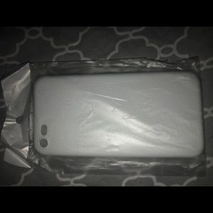 White leather iPhone 6,7,8 case